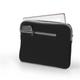 Case Neoprene Para Notebook Até 15,6 Polegadas - Preto e Cinza