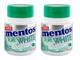 Chiclete Mentos Pure White Spearmint Sem Açúcar 56g C/ 2 Potes