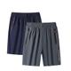 Compre kit com 2 bermudas dry fit de seda gelada  esportivas - premium