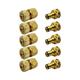 Conjunto De Conectores De Mangueira De Alumínio De 1/2 E 3/4 Polegadas (13-16mm) Com Engate Rápido
