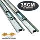 Corrediça Gaveta Trilho Telescópico 35cm 2 Pares E Parafusos