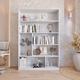 Estante de Livros 120cmx180cm 5 Prateleiras Seattle YesCasa