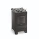 Fogão 4 Bocas Atlas Mônaco Top com Acendimento Automático e Forno 50L Preto Bivolt