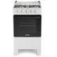 Fogão 4 Bocas Itatiaia Branco Star Clean New Com Forno 48L Bivolt Mesa de inox