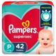 Fralda Descartável Infantil Supersec P 42 Unidades Pampers