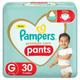 Fralda Infantil Pampers Premium Care Pants Tamanho G com 30 Unidades