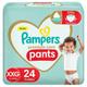 Fralda Infantil Pampers Premium Care Pants Tamanho XXG com 24 Unidades