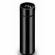 Garrafa Térmica 500ml Preta com Display de Temperatura Digital LED Inox