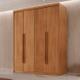 Guarda Roupa Solteiro 4 Portas 2 Gavetas MDF Veracruz Marrom/Marromle