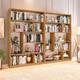 Kit 2 Estante para Livros 180 cm X 240 cm 4 Prateleiras Seattle Yescasa Marrom/Freijó