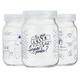 Kit 3 Potes Vidro Armazenar Leite Materno Decorados 360 Graduação 200ml