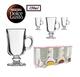 Kit 3 Taças Vidro Xícara Dolce Gusto Café Capuccino 120Ml