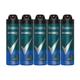 Kit 5 Desodorante Rexona Men Active Dry Aerosol Antitranspirante 72h 150ml