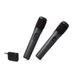 Kit Com 02 Microfones Sem Fio JBL Black Wireless