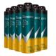 Kit Desodorante Aerosol Rexona V8/Amarelo 150ml - 6 Unidades