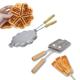 Kit Forma para Waffles e Crepeira de Aluminio Tostex Forno