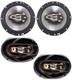 Kit Som Hurricane QR6 6" Polegadas Quadriaxial + QR69 6x9" Polegadas Quadriaxial
