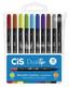 Marcador Artistico Cis Dual Tip Brush 10Cores