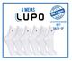 Meias Lupo - Kit 6 Pares Meia Esportivas Lupo Cano Medio Ref.3245