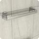 Porta Toalha Rosto Adesivo Suporte Banheiro Inox ELG