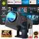 Projetor Inteligente Hy320 Pró 690 ANSI 5G Smart 4K Wifi 6 Bluetooth 5.0 Android 11