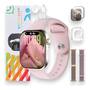 Relogio Smartwatch Rosa Feminino S11 Para Samsung Android e IOS