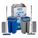 Rodo Flat Mop E Balde Lava E Seca Com 2 Refil Sortido