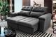 Sofá Retrátil/Reclinável Verona 1,80m Suede Velut Cinza c/ Molas no Assento - King House