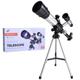 Telescopio Astronomico 60X Completo Refrator Microscopio Terrestre Constelacao Estrelas Luneta