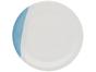 Aparelho de Jantar 20 Peças Porcelarte Cerâmica - Redondo Branco e Azul Prime 004/20