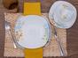 Aparelho de Jantar 20 Peças World Collection - Quadrado Porcelana Paty