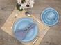 Aparelho de Jantar 30 Peças Porcelarte Cerâmica - Redondo Azul Prime 004/30