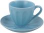 Aparelho de Jantar Chá 20 Peças Haus de Cerâmica - Azul Redondo Decorato