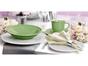 Aparelho de Jantar Chá 30 Peças Cerâmica Scalla - Redondo Verde 8081
