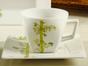 Aparelho de Jantar Chá 30 Peças Oxford Porcelanas - Quadrado Colorido Quartier Bamboo