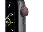Apple Watch SE 40mm Cinza-espacial GPS + Cellular - Pulseira Loop Esportiva Carvão