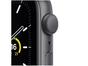 Apple Watch SE 44mm Cinza-Espacial GPS Integrado - Pulseira Esportiva Preta