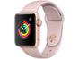 Apple Watch Series 3 38mm Alumínio 8GB Esportiva - Dourado GPS Integrado Bluetooth Resistente a Água