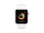 Apple Watch Series 3 (GPS) 38mm Caixa Prateada - Alumínio Pulseira Esportiva Branca