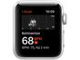 Apple Watch Series 3 (GPS) 38mm Caixa Prateada - Alumínio Pulseira Esportiva Branca
