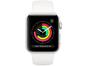 Apple Watch Series 3 (GPS) 42mm Caixa Prateada - Alumínio Pulseira Esportiva Branca