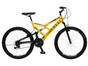 Bicicleta Colli Bike GPS Aro 26 21 Marchas - Dupla Suspensão Quadro de Aço Freio V-Brake