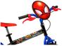 Bicicleta Infantil Aro 16 Caloi A20 Spider-Man - 1 Marcha Preto com Rodinhas