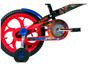 Bicicleta Infantil Aro 16 Caloi A20 Spider-Man - 1 Marcha Preto com Rodinhas