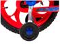 Bicicleta Infantil Aro 16 Caloi A20 Spider-Man - 1 Marcha Preto com Rodinhas