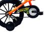 Bicicleta Infantil Aro 16 Track & Bikes Dino Neon - Laranja Neon Freio V-Brake