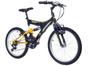 Bicicleta Infantil Aro 20 Polimet Kanguru - 18 Marchas Preto Freio V-Brake