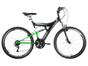 Bicicleta Track & Bikes TB 300 Aro 26 18 Marchas - Dupla Suspensão Quadro de Aço Freio V-Brake