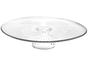 Boleira de Vidro Redonda com Tampa de Acrílico Ruvolo Moderna 32cm