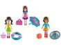 Boneca Polly Pocket Férias Com Amigas Lila - com Acessórios Mattel